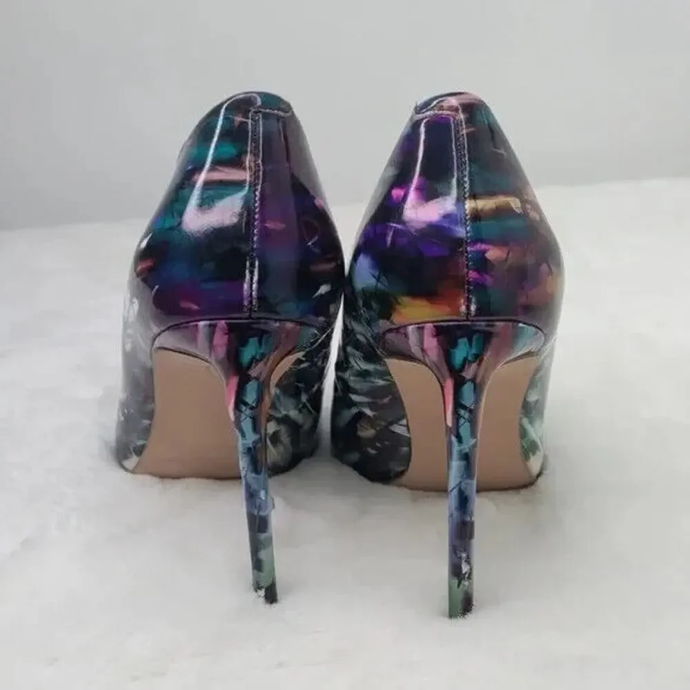 Steve Madden Multicolor Galaxy heels sz6